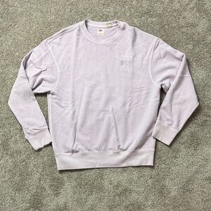 Levi's Men's Light Purple Crewneck Sweater